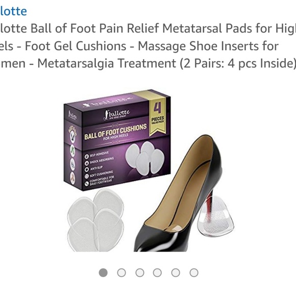 NWT - Foot Cushion Set (ball and heel) - Picture 3 of 6